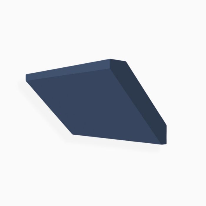 Blue Shaker Angle Crown Moulding